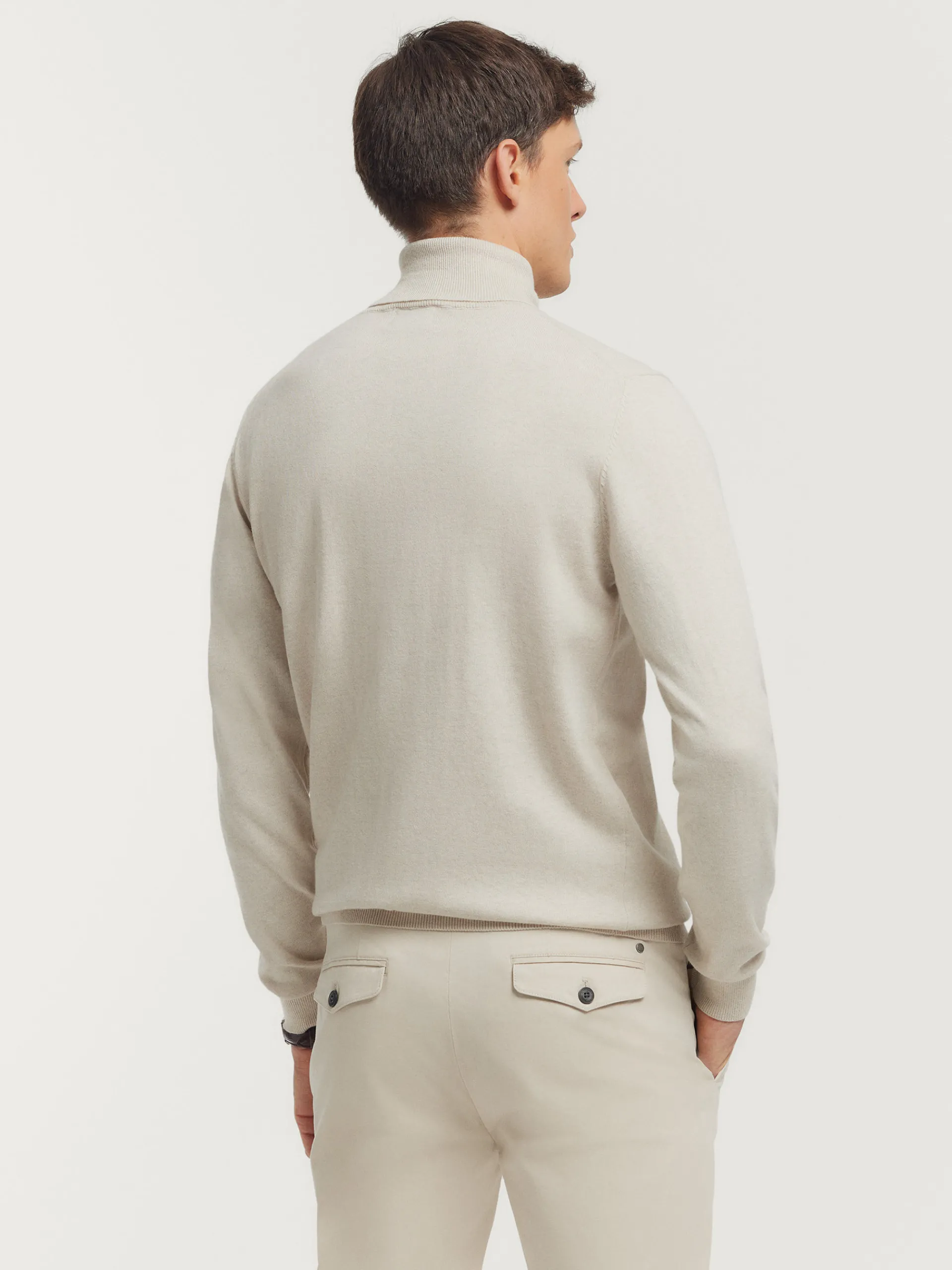 Jerséis-Alvaro Moreno JERSEY ROLL COLLAR Crudo