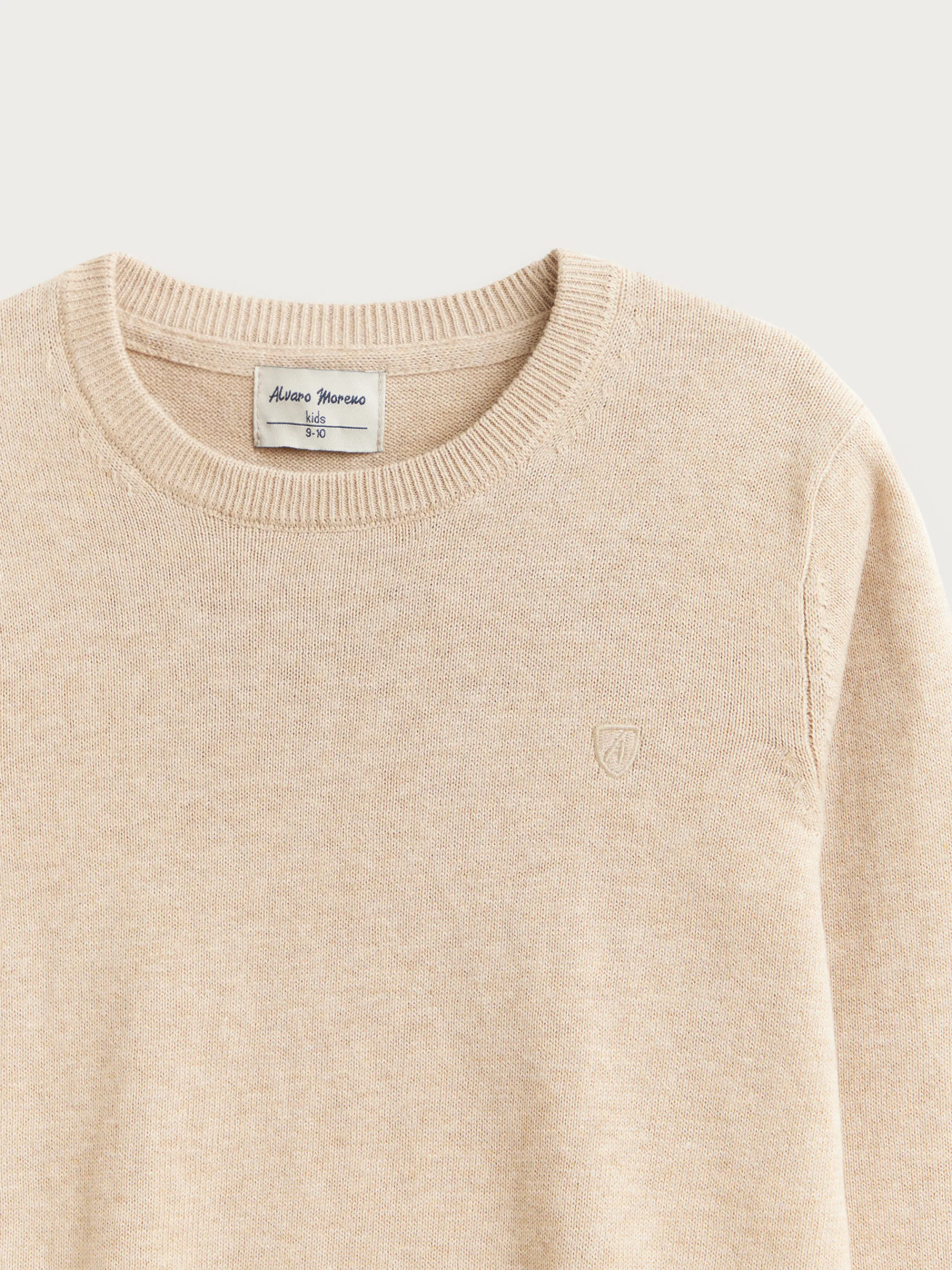 Jerséis-Alvaro Moreno JERSEY ROUND NECK KIDS Camel