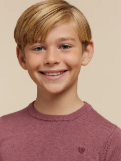 Jerséis-Alvaro Moreno JERSEY ROUND NECK KIDS Violeta