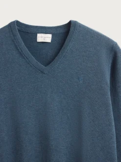 Jerséis-Alvaro Moreno JERSEY V-NECK TRENDY Azul