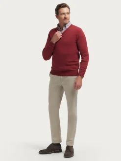 Jerséis-Alvaro Moreno JERSEY V-NECK TRENDY Burdeos