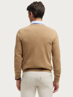 Jerséis-Alvaro Moreno JERSEY V-NECK TRENDY Camel