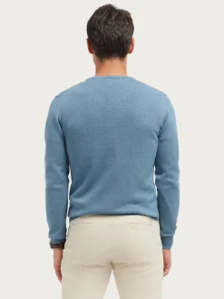 Jerséis-Alvaro Moreno JERSEY V-NECK TRENDY Celeste