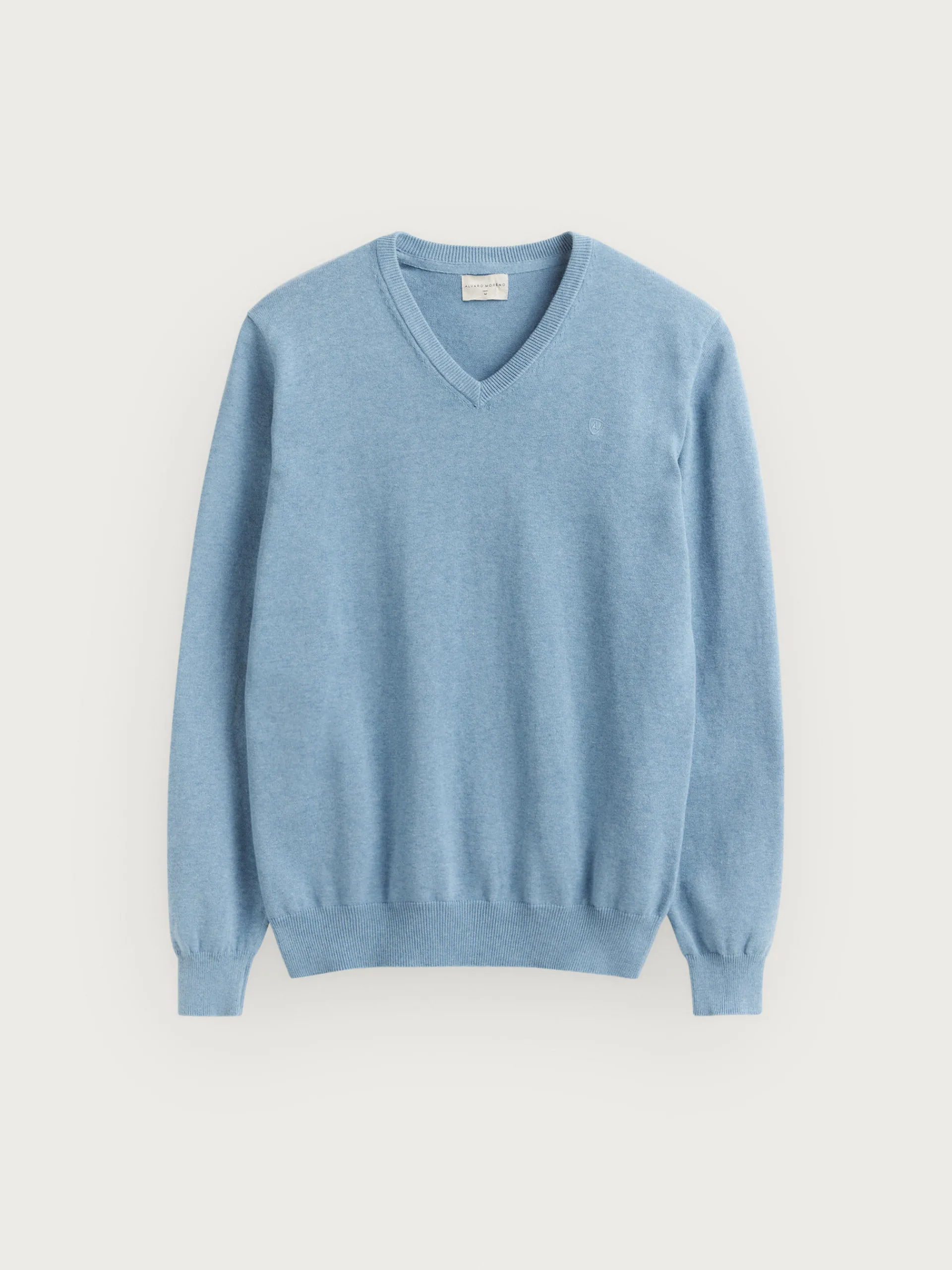 Jerséis-Alvaro Moreno JERSEY V-NECK TRENDY Celeste