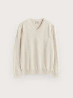 Jerséis-Alvaro Moreno JERSEY V-NECK TRENDY Crudo