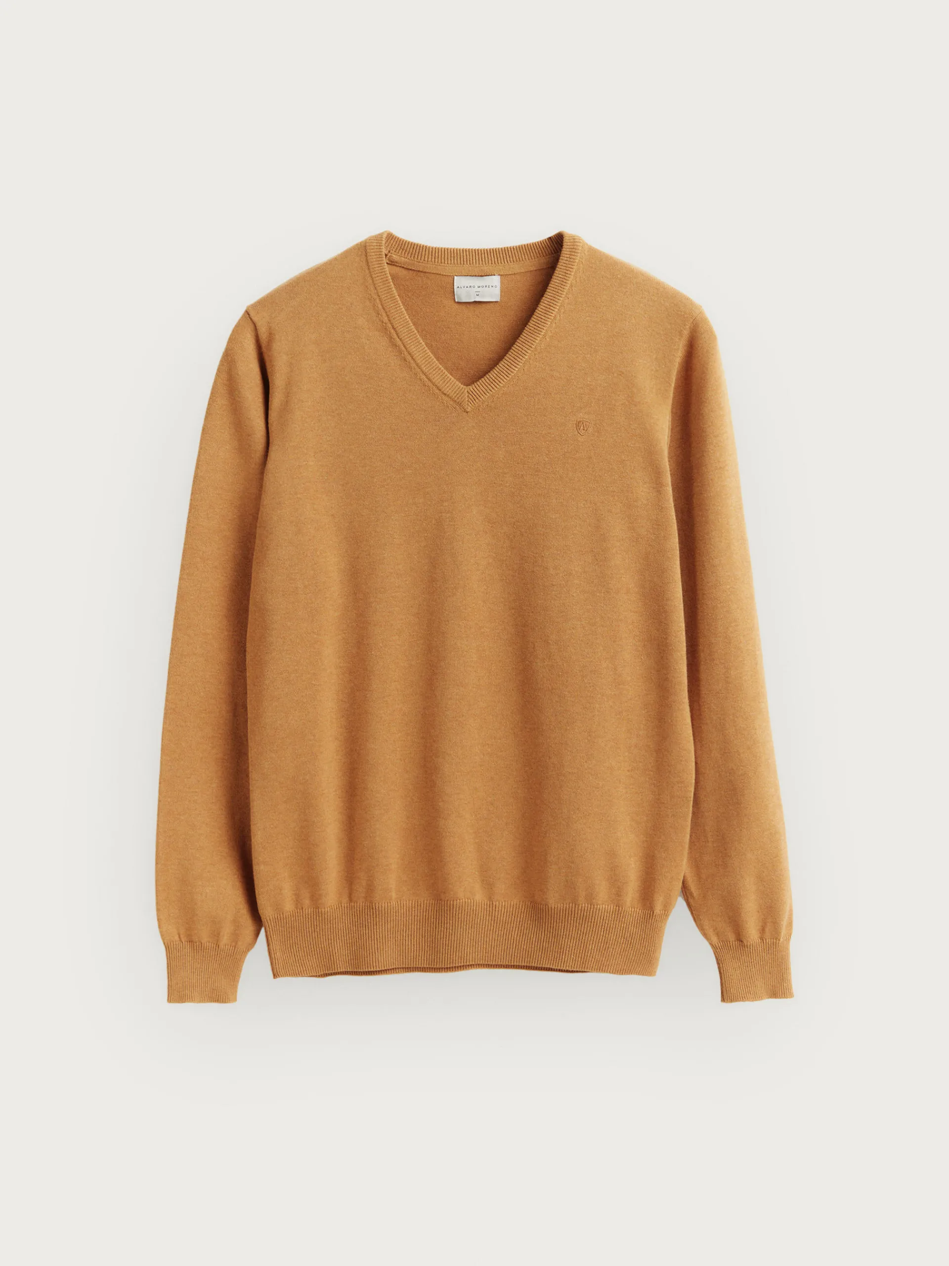 Jerséis-Alvaro Moreno JERSEY V-NECK TRENDY Mostaza