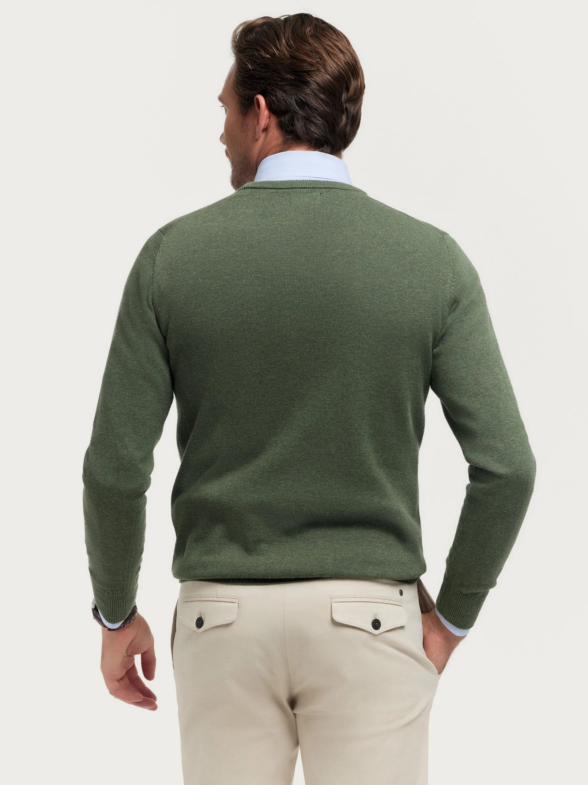 Jerséis-Alvaro Moreno JERSEY V-NECK TRENDY Verde