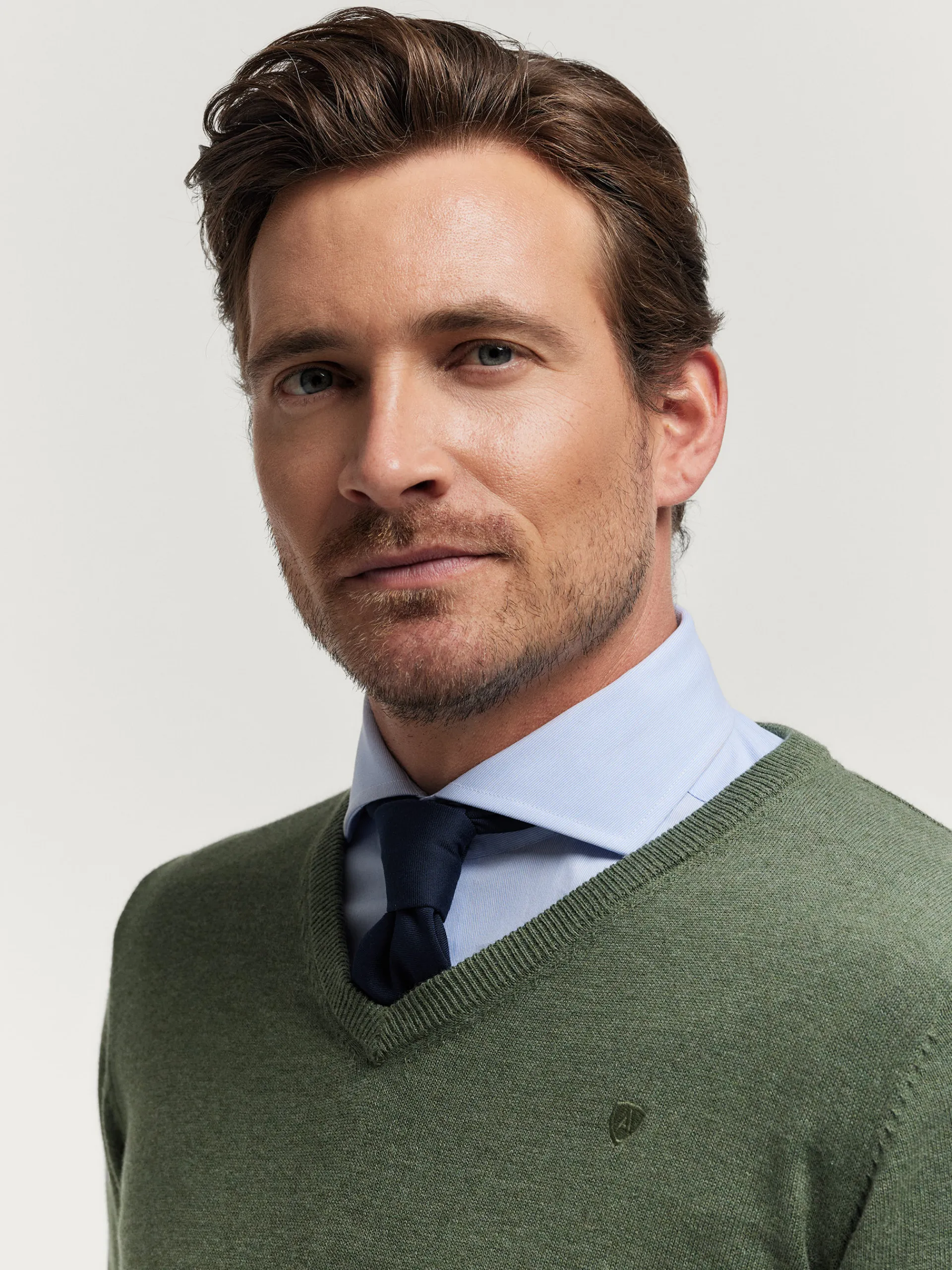 Jerséis-Alvaro Moreno JERSEY V-NECK TRENDY Verde