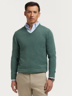 Jerséis-Alvaro Moreno JERSEY V-NECK TRENDY Verde