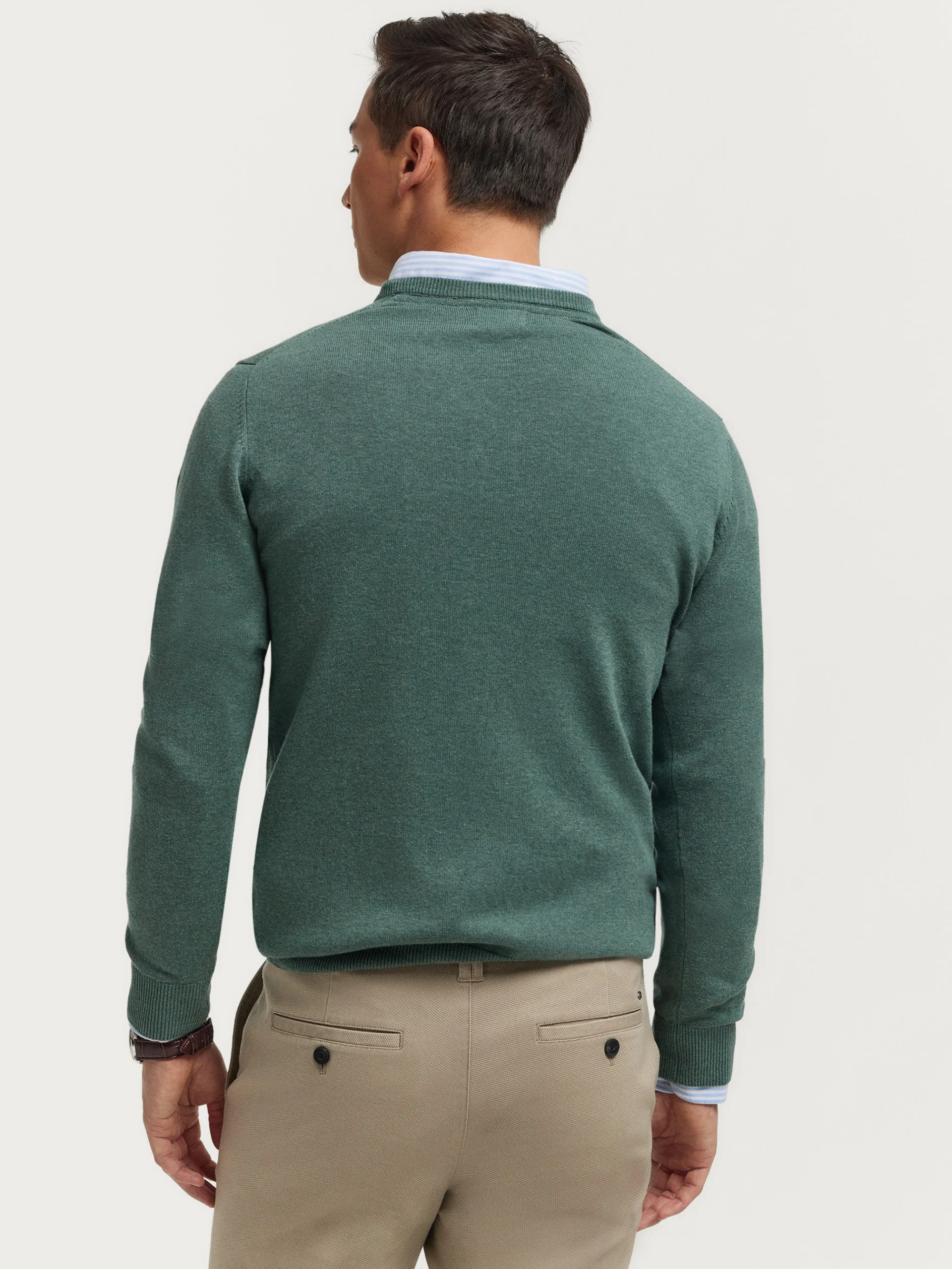 Jerséis-Alvaro Moreno JERSEY V-NECK TRENDY Verde