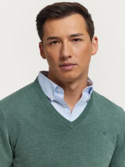 Jerséis-Alvaro Moreno JERSEY V-NECK TRENDY Verde