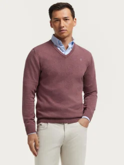 Jerséis-Alvaro Moreno JERSEY V-NECK TRENDY Violeta