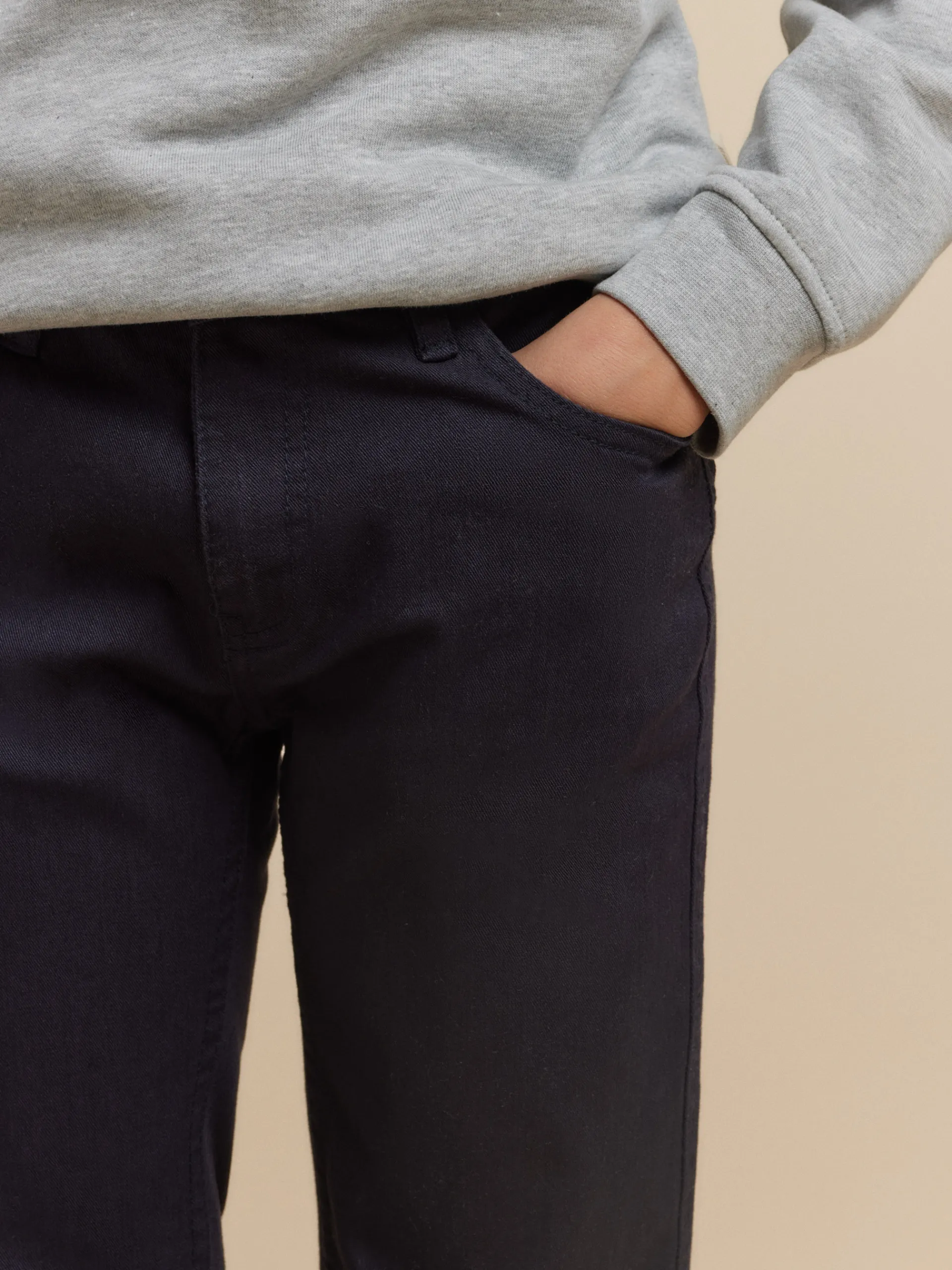 Pantalones-Alvaro Moreno PANTALON 5 POCKETS KIDS Azul Marino