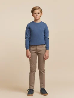 Pantalones-Alvaro Moreno PANTALON 5 POCKETS KIDS Camel