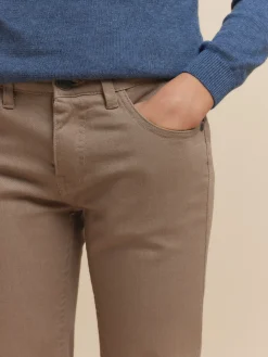 Pantalones-Alvaro Moreno PANTALON 5 POCKETS KIDS Camel