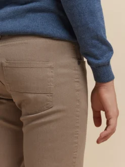 Pantalones-Alvaro Moreno PANTALON 5 POCKETS KIDS Camel