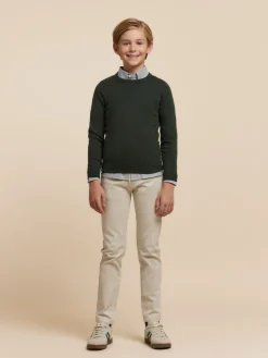 Pantalones-Alvaro Moreno PANTALON 5 POCKETS KIDS Crudo
