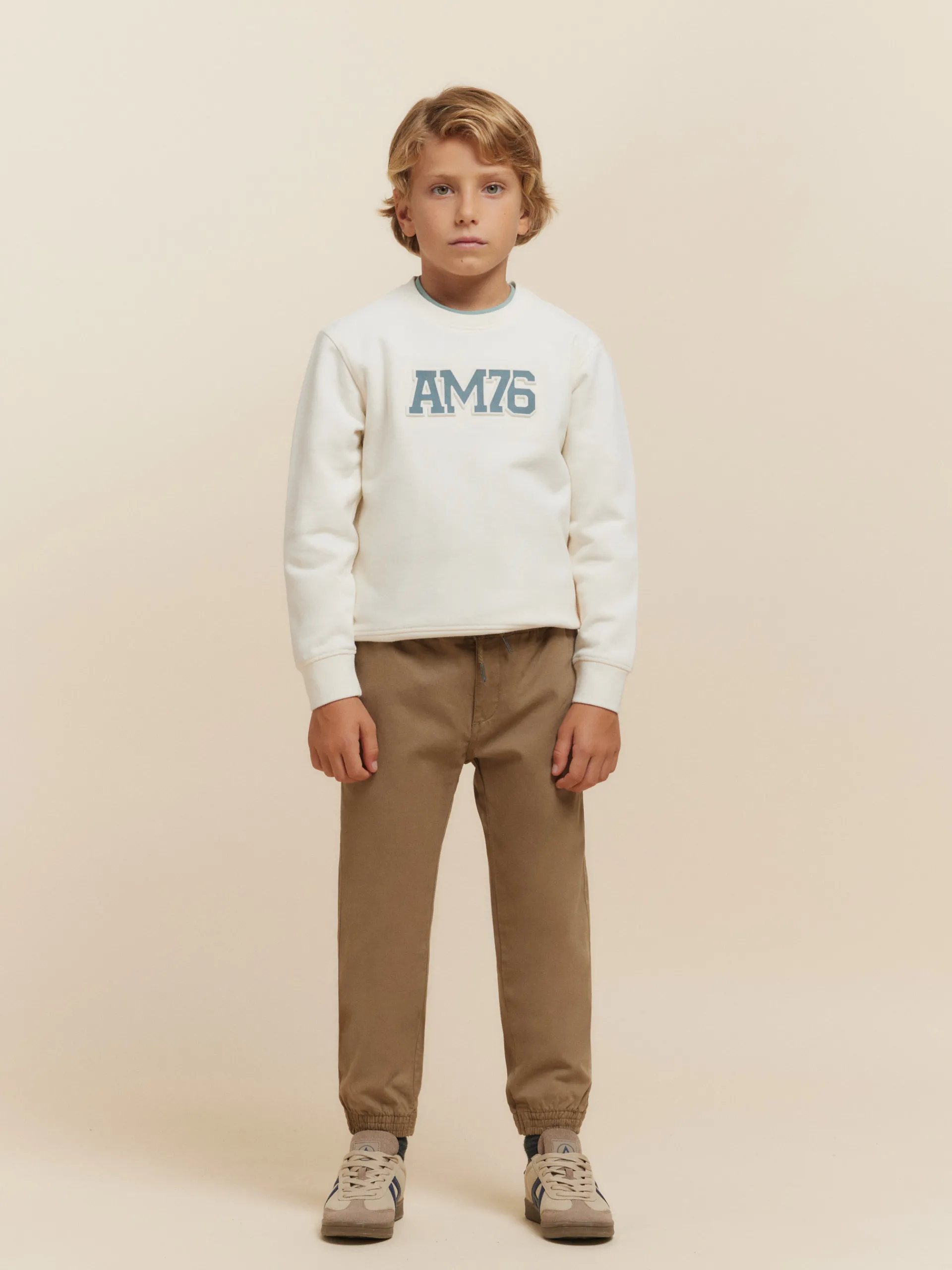 Pantalones-Alvaro Moreno PANTALON ANDER KIDS Camel