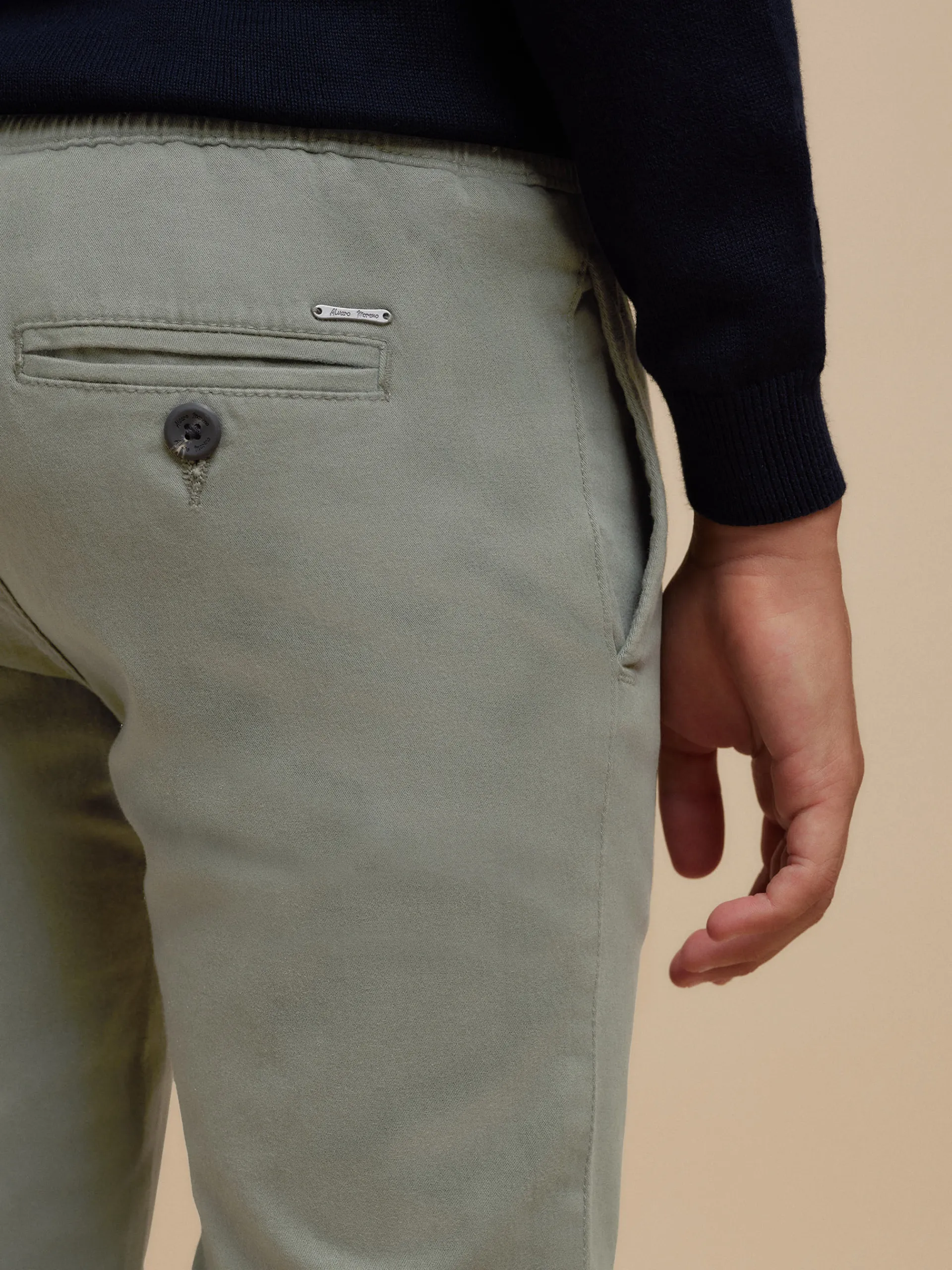 Pantalones-Alvaro Moreno PANTALON ANDER KIDS Verde