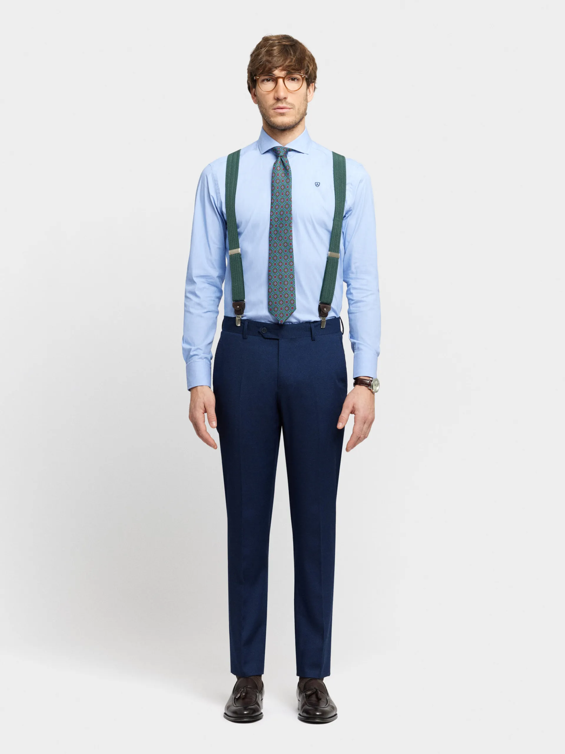 Trajes|Trajes-Alvaro Moreno PANTALON BIRDEYE Azul Marino