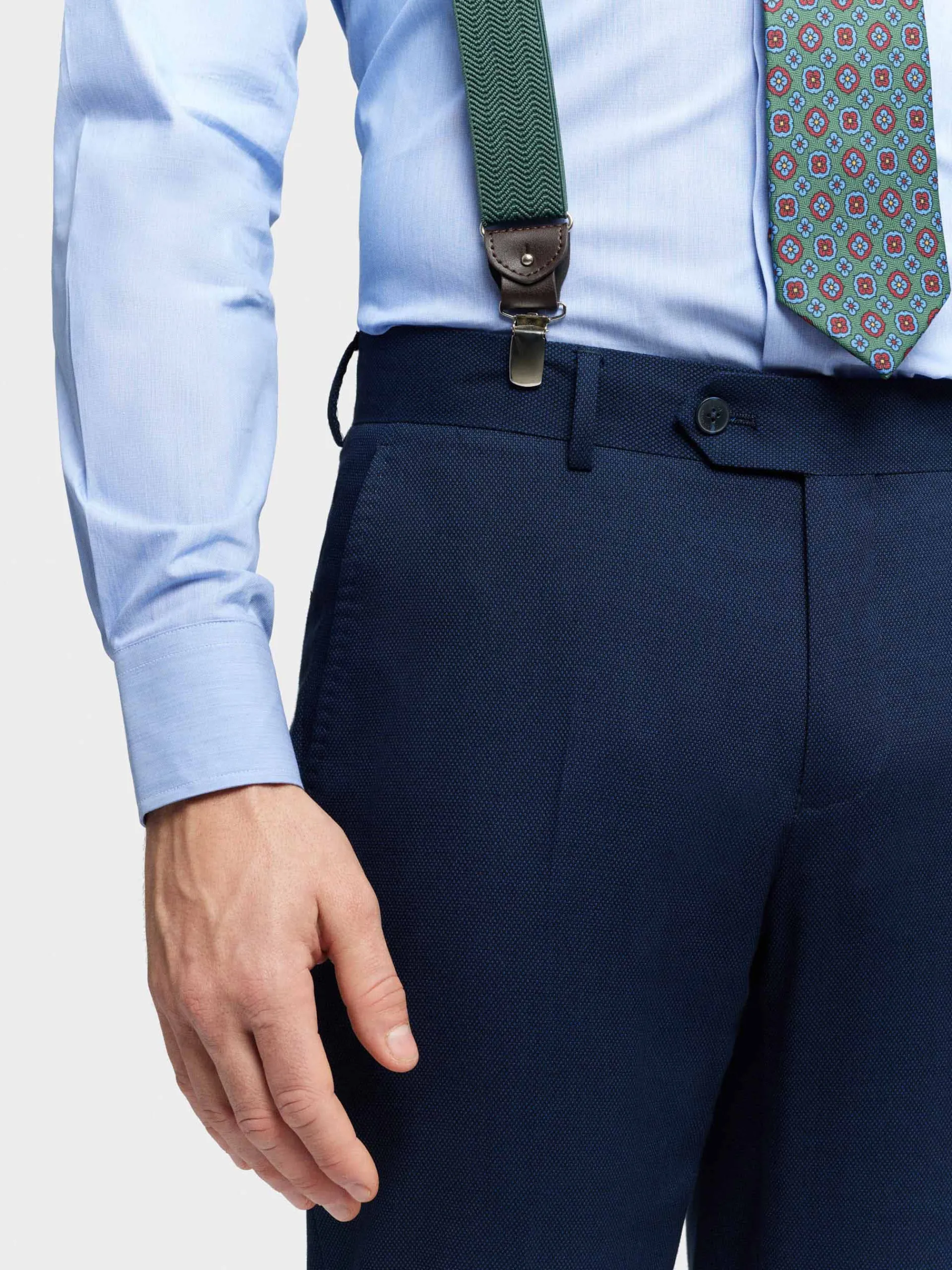 Trajes|Trajes-Alvaro Moreno PANTALON BIRDEYE Azul Marino