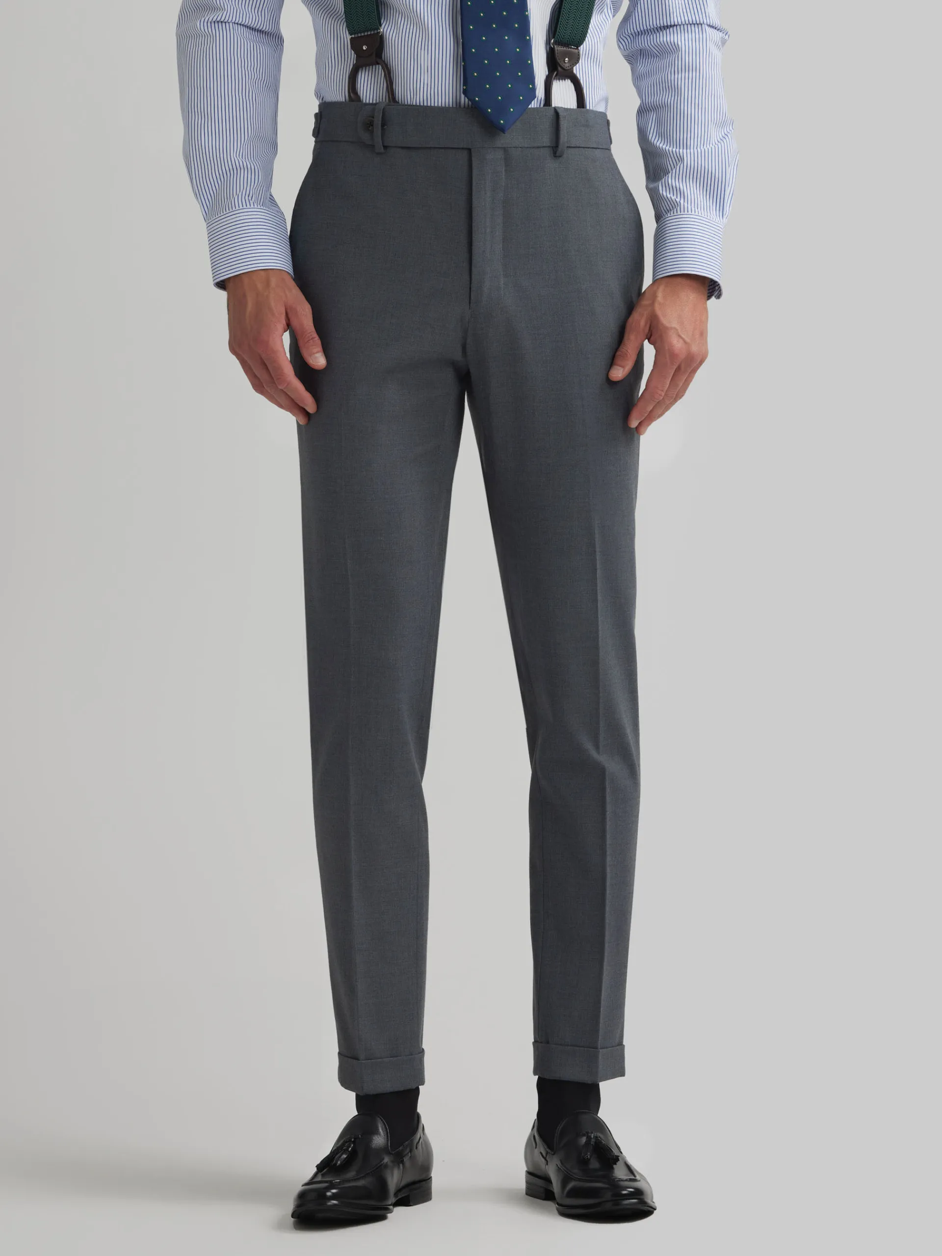 Trajes|Trajes-Alvaro Moreno PANTALON CAPO FIL A FIL Gris