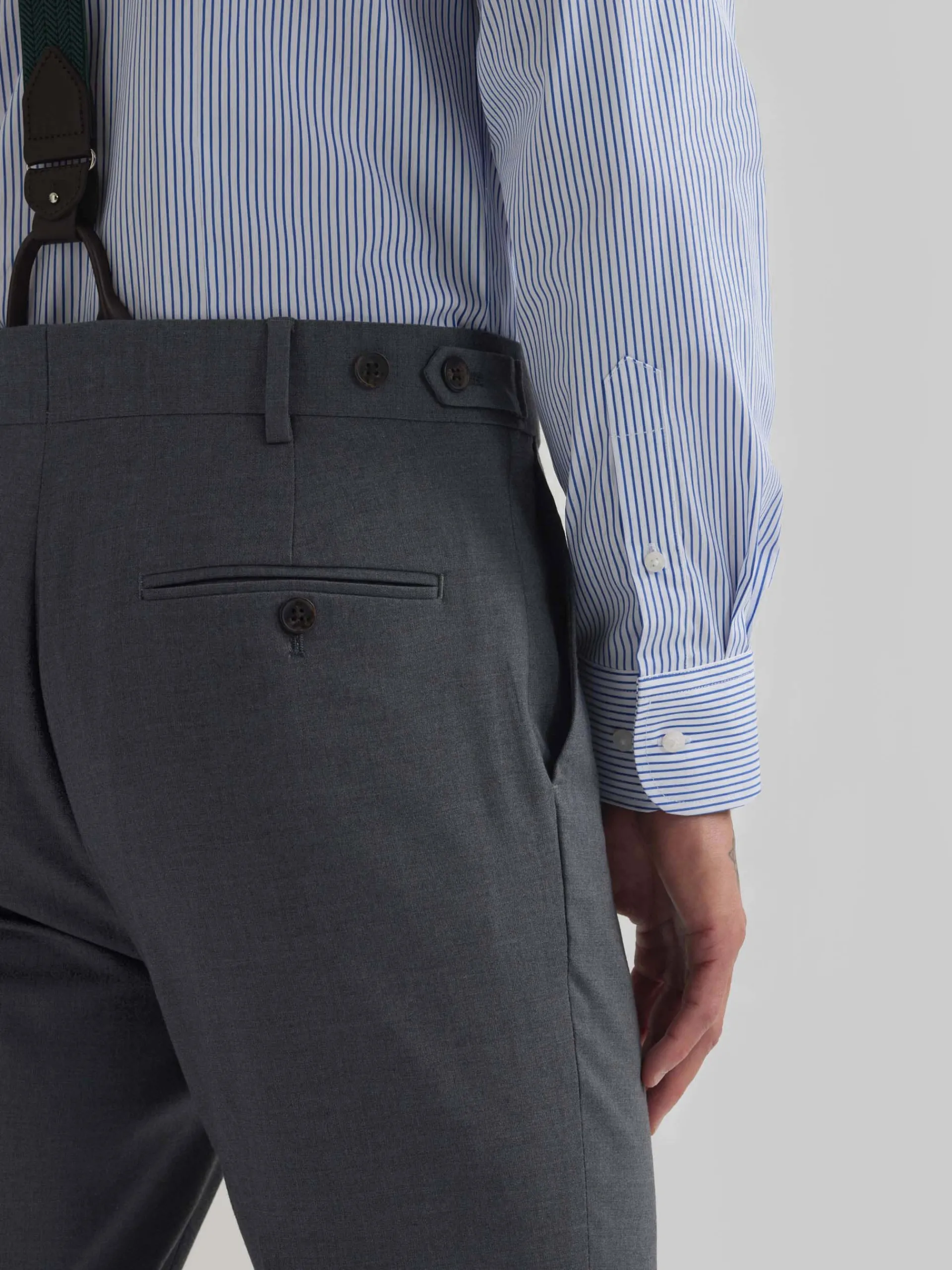 Trajes|Trajes-Alvaro Moreno PANTALON CAPO FIL A FIL Gris