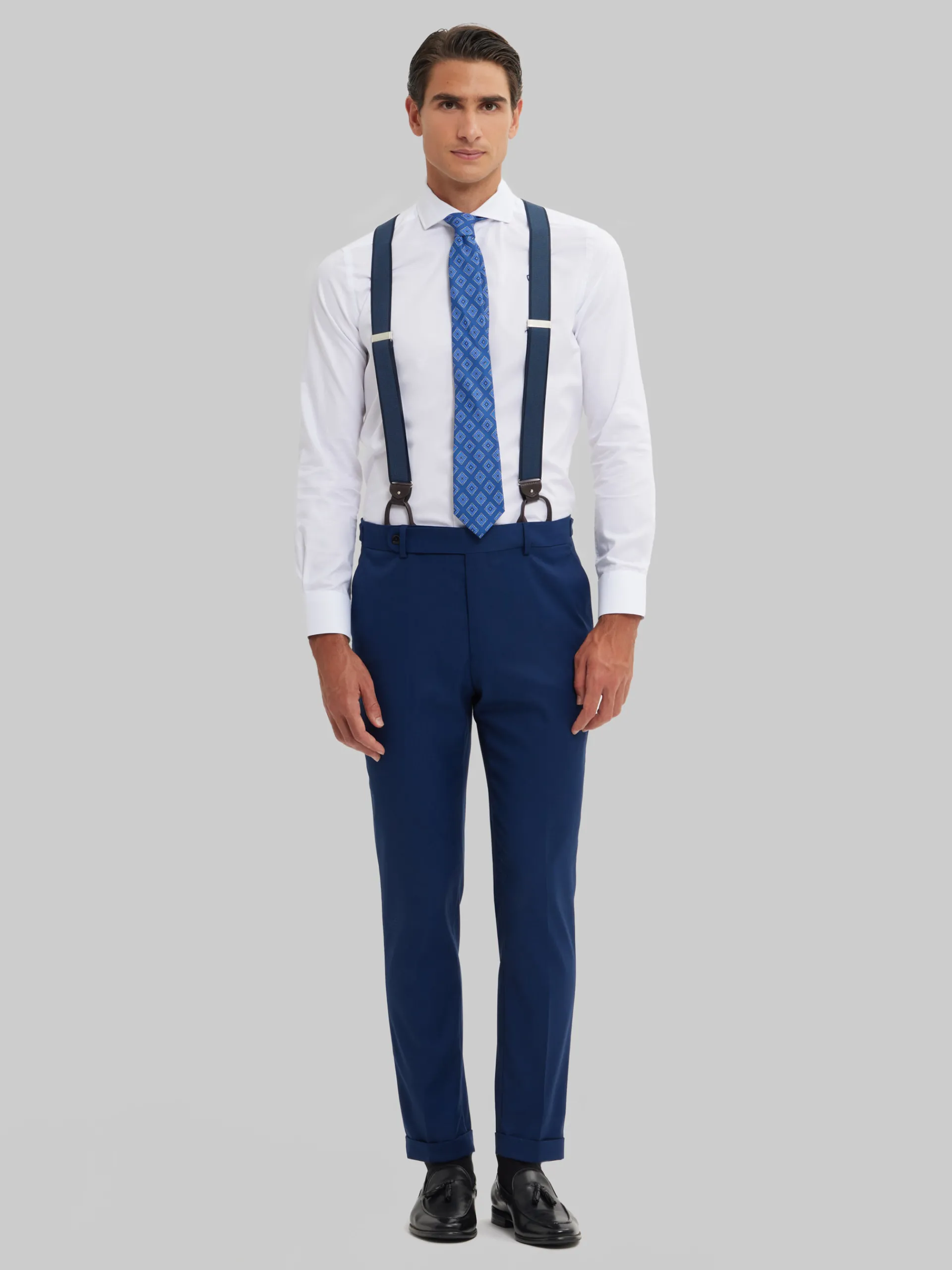 Trajes|Trajes-Alvaro Moreno PANTALON CAPO MICRO Azul