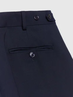 Trajes|Trajes-Alvaro Moreno PANTALON CAPO MICRO Azul Marino