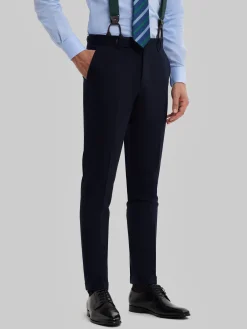 Trajes|Trajes-Alvaro Moreno PANTALON CAPO PLAIN Azul Marino