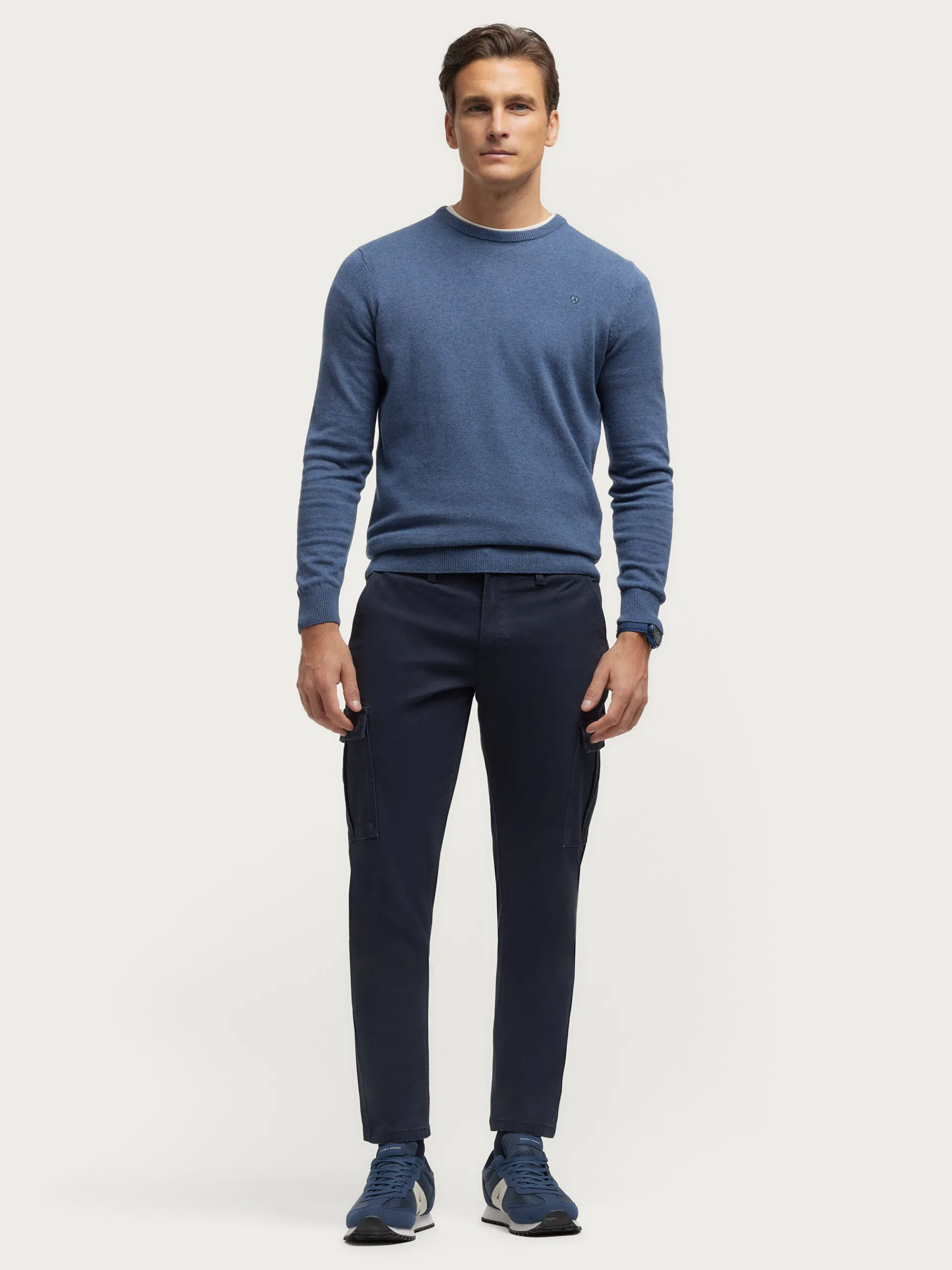 Cargo-Alvaro Moreno PANTALON CARGO ELVIS Azul Marino