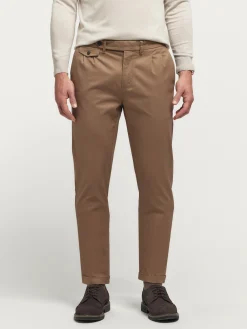 Chino-Alvaro Moreno PANTALON CARROT Camel