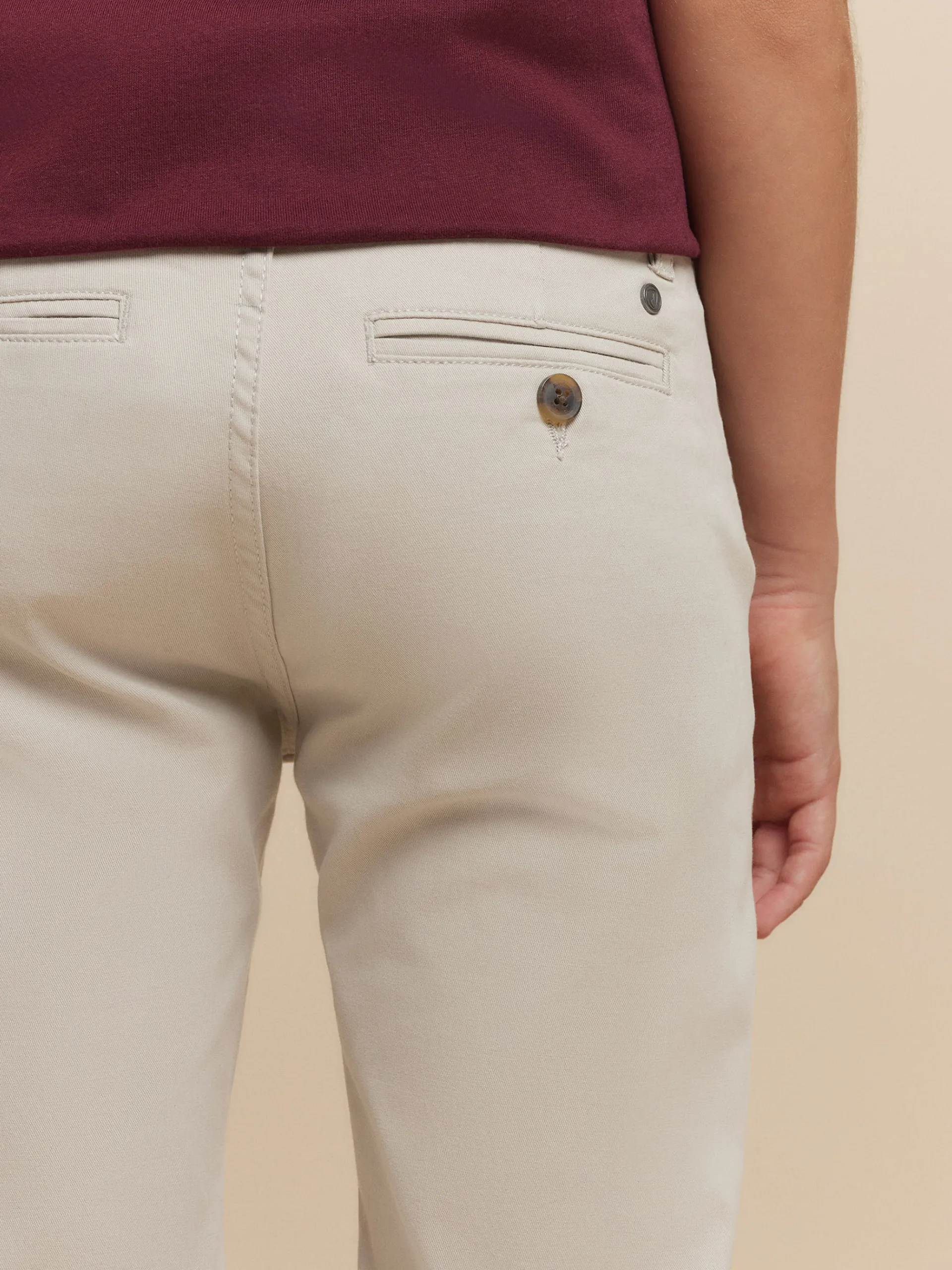 Pantalones-Alvaro Moreno PANTALON CHINO KIDS Piedra