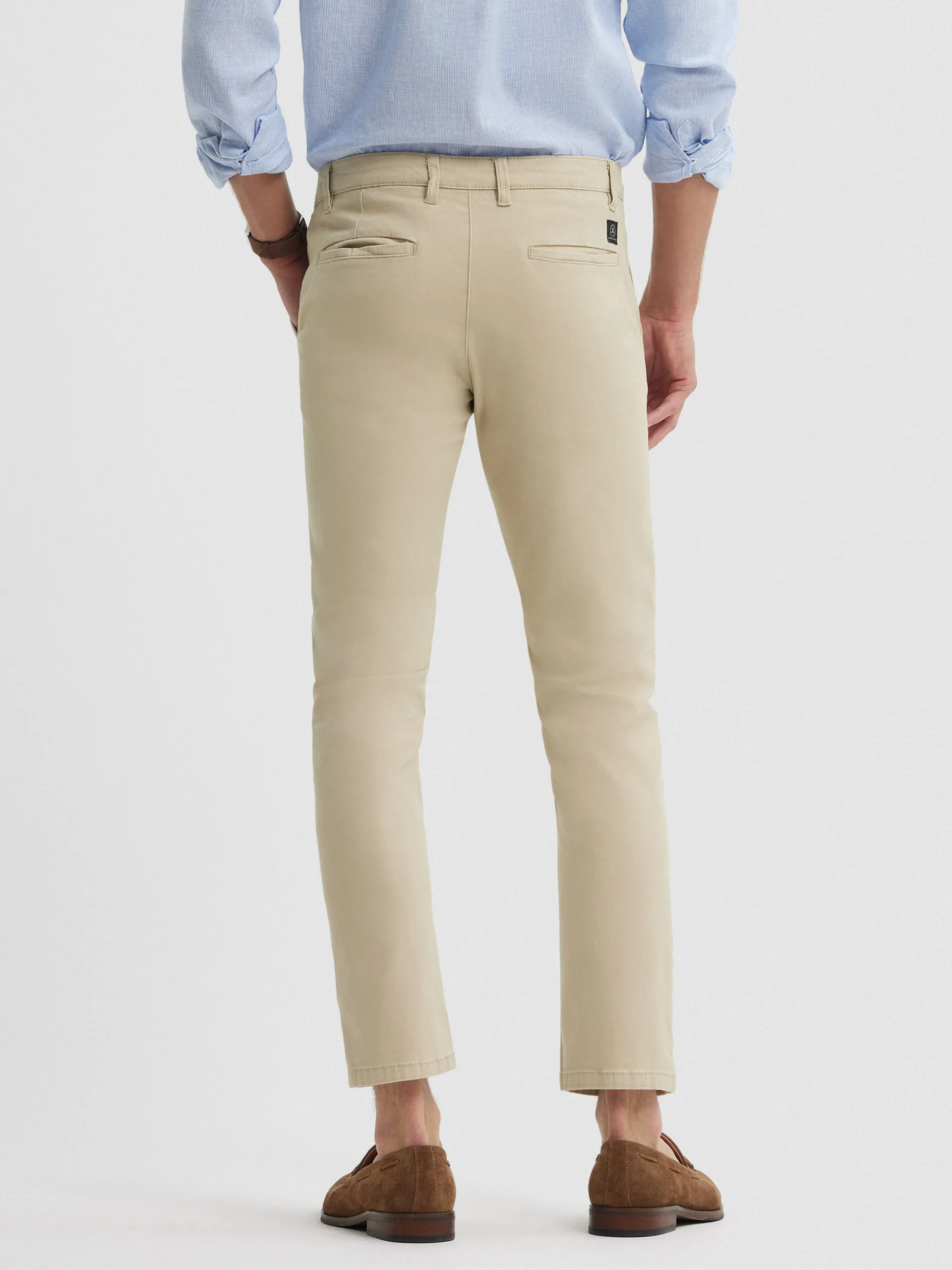 Chino-Alvaro Moreno PANTALON CHINO SLIM FIT Beige