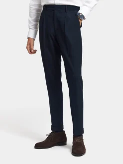 Trajes|Trajes-Alvaro Moreno PANTALON CLASSIC TWILL Azul Marino