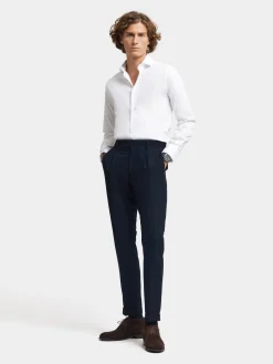 Trajes|Trajes-Alvaro Moreno PANTALON CLASSIC TWILL Azul Marino