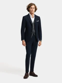 Trajes|Trajes-Alvaro Moreno PANTALON CLASSIC TWILL Azul Marino