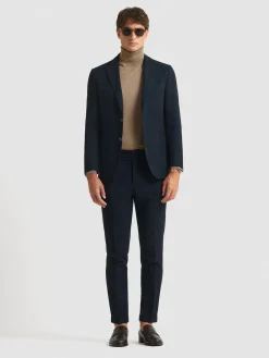 Trajes|Trajes-Alvaro Moreno PANTALON CLASSIC TWILL Azul Marino