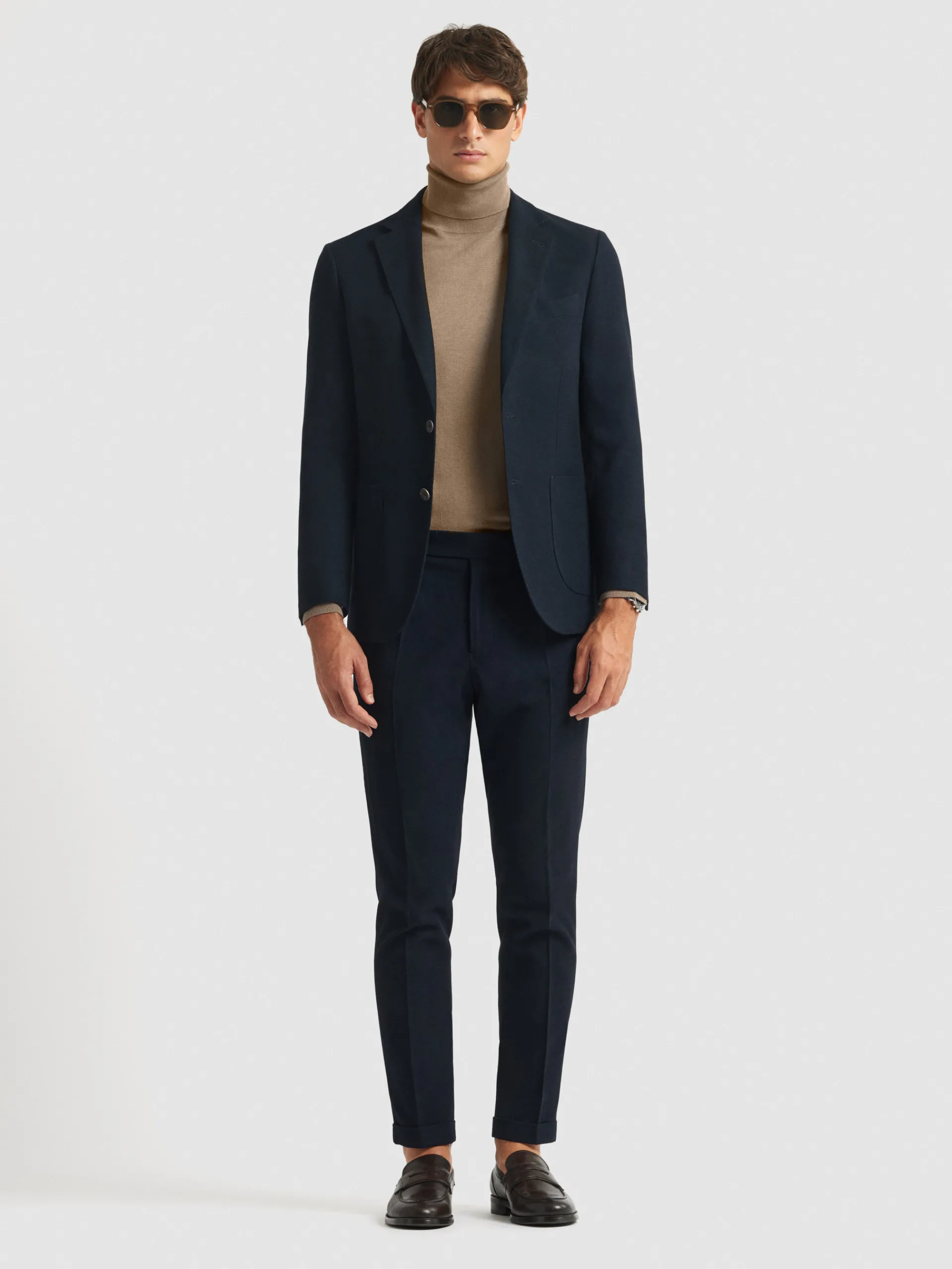 Trajes|Trajes-Alvaro Moreno PANTALON CLASSIC TWILL Azul Marino