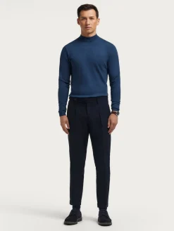 Vestir-Alvaro Moreno PANTALON CLASSIC TWILL Azul Marino