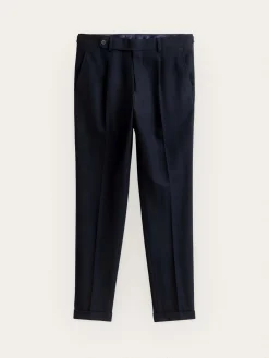 Vestir-Alvaro Moreno PANTALON CLASSIC TWILL Azul Marino