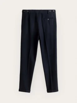 Vestir-Alvaro Moreno PANTALON CLASSIC TWILL Azul Marino