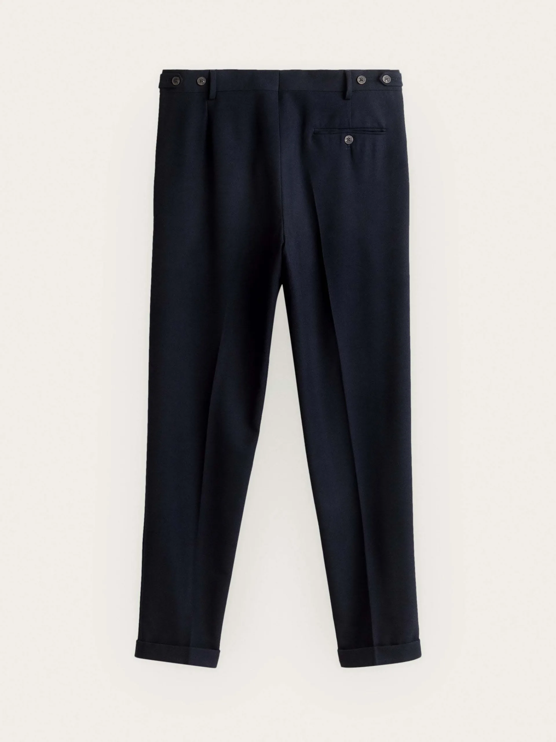 Vestir-Alvaro Moreno PANTALON CLASSIC TWILL Azul Marino