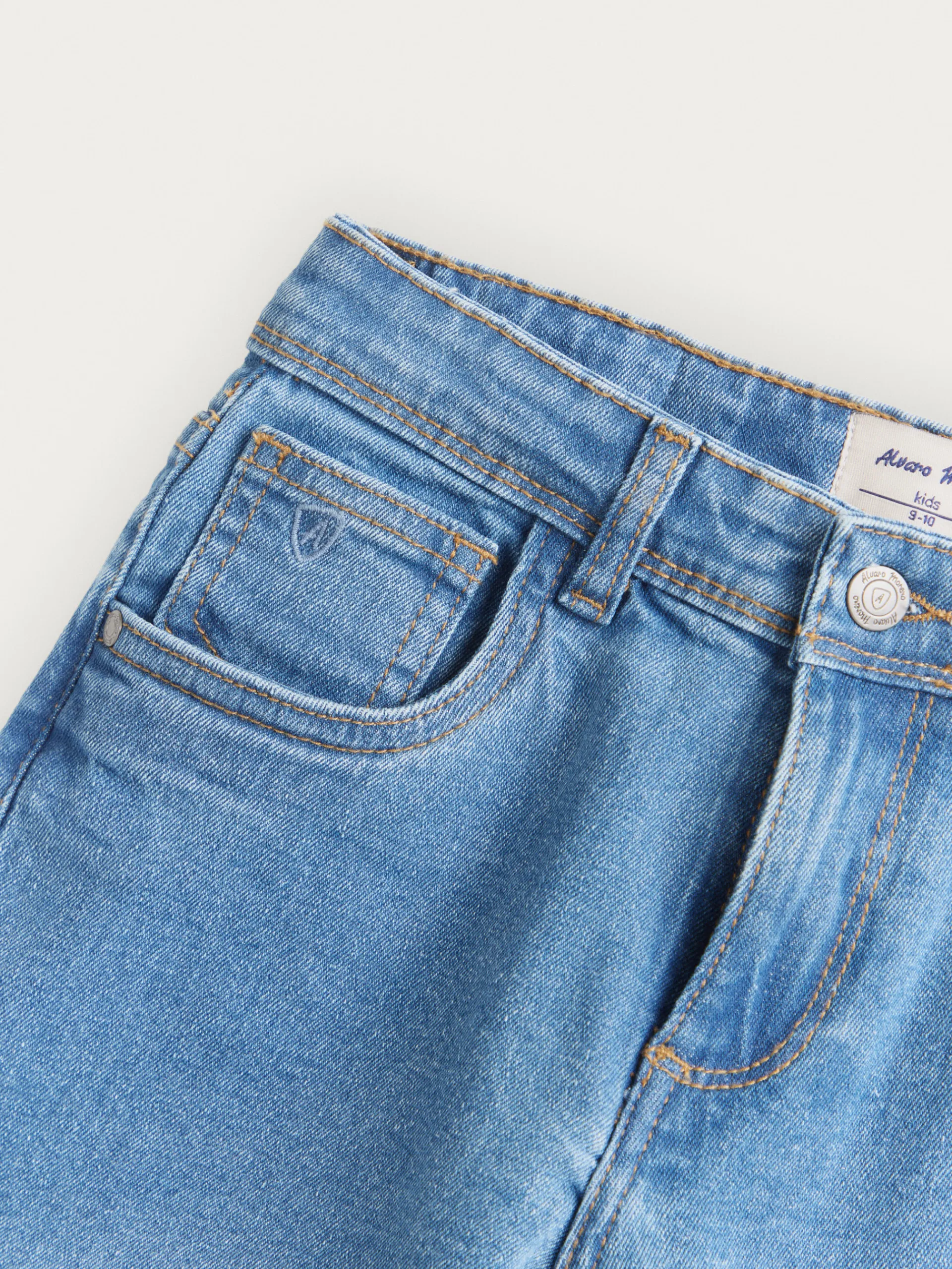Pantalones-Alvaro Moreno PANTALON DENIM KIDS Azul
