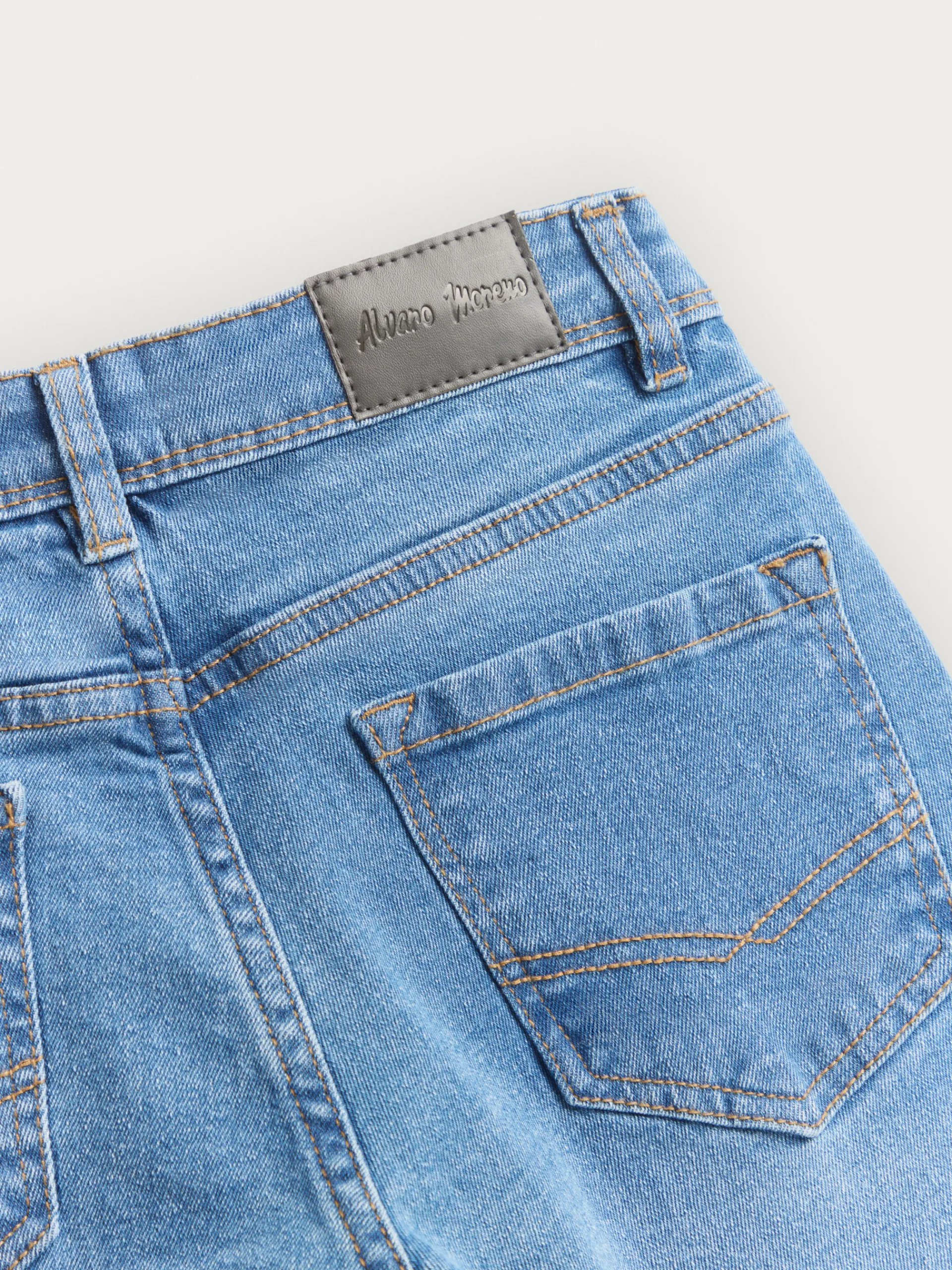 Pantalones-Alvaro Moreno PANTALON DENIM KIDS Azul