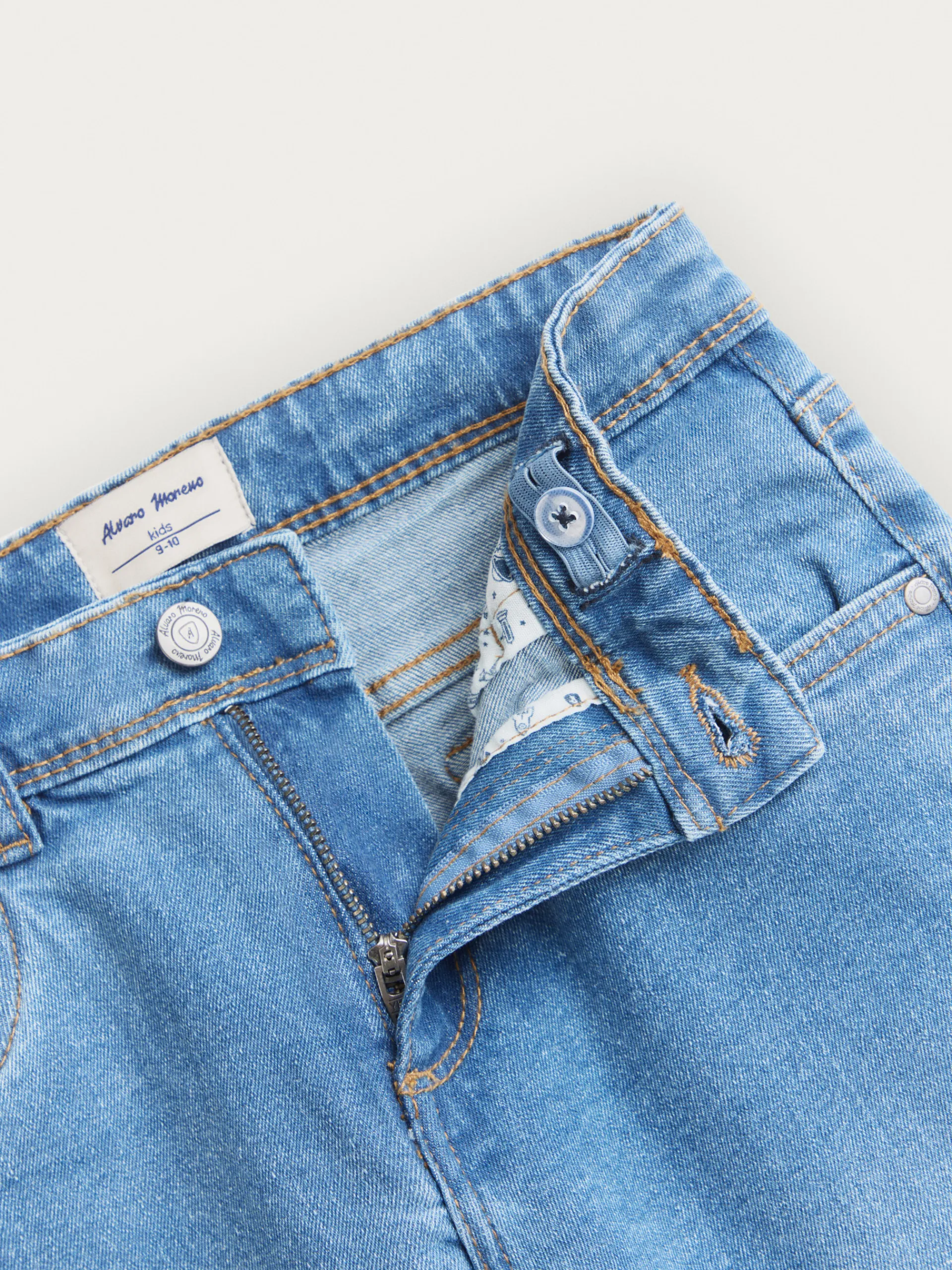 Pantalones-Alvaro Moreno PANTALON DENIM KIDS Azul