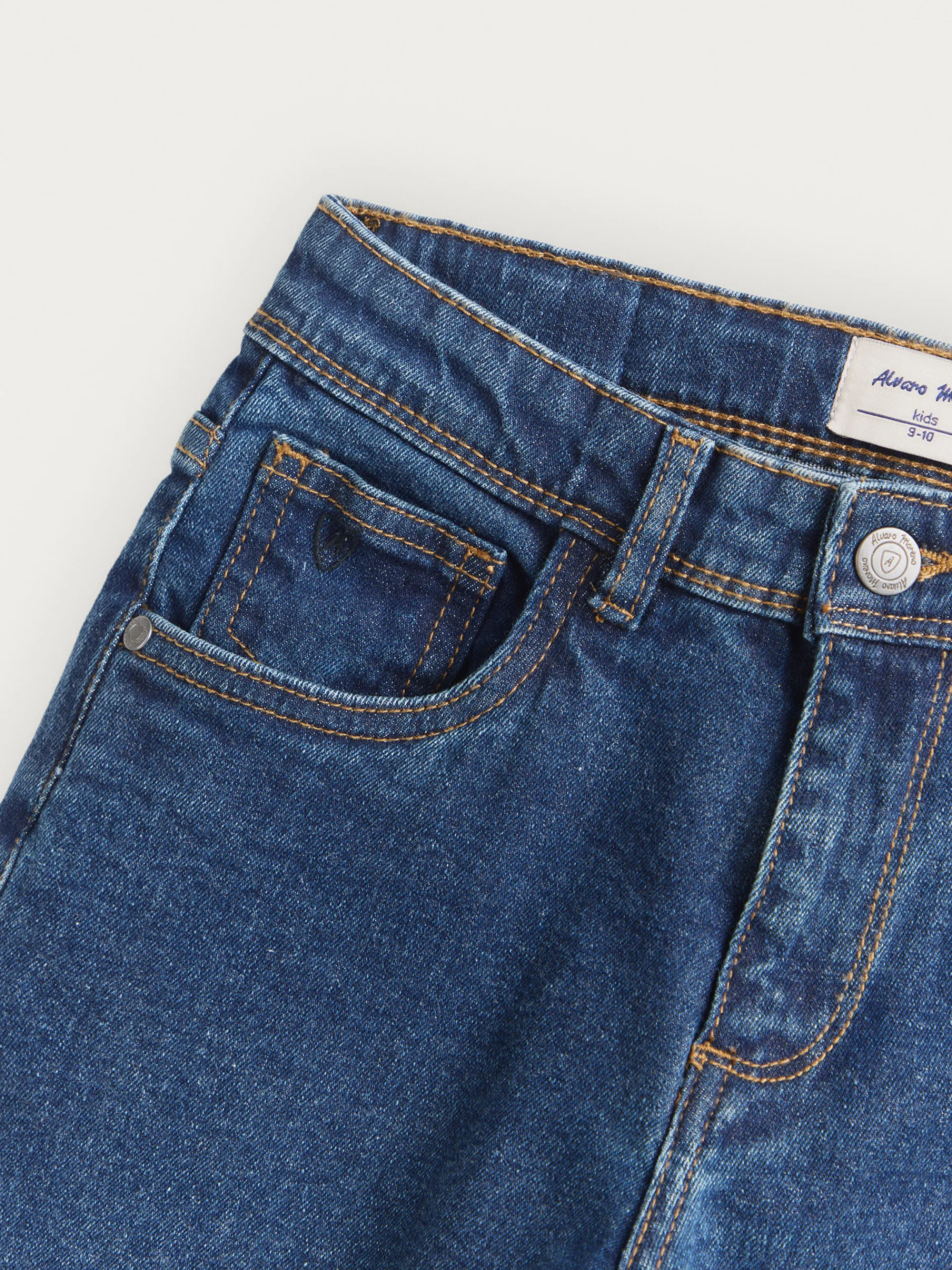 Pantalones-Alvaro Moreno PANTALON DENIM KIDS Azul Marino