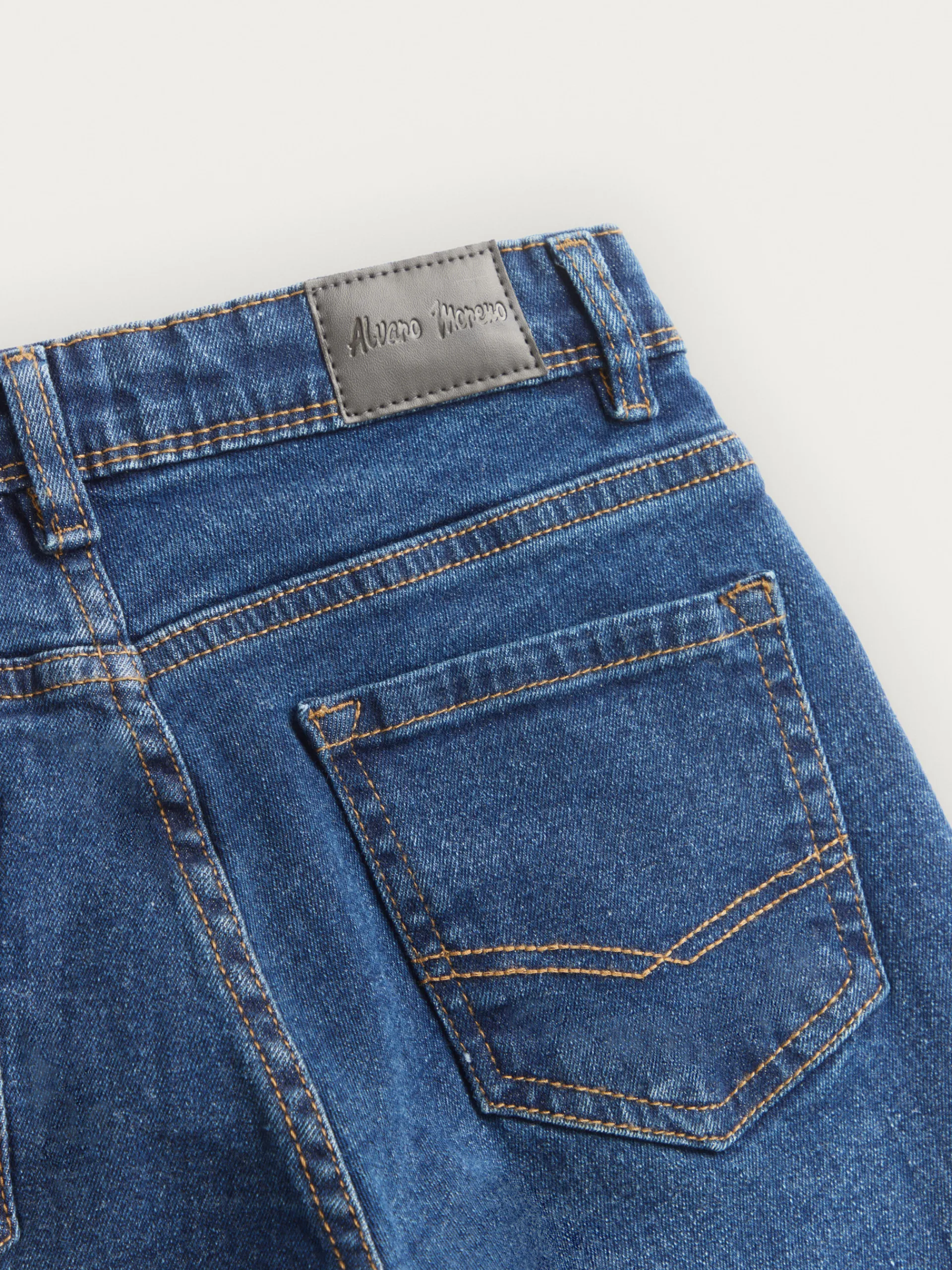 Pantalones-Alvaro Moreno PANTALON DENIM KIDS Azul Marino