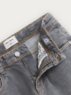 Pantalones-Alvaro Moreno PANTALON DENIM KIDS Gris