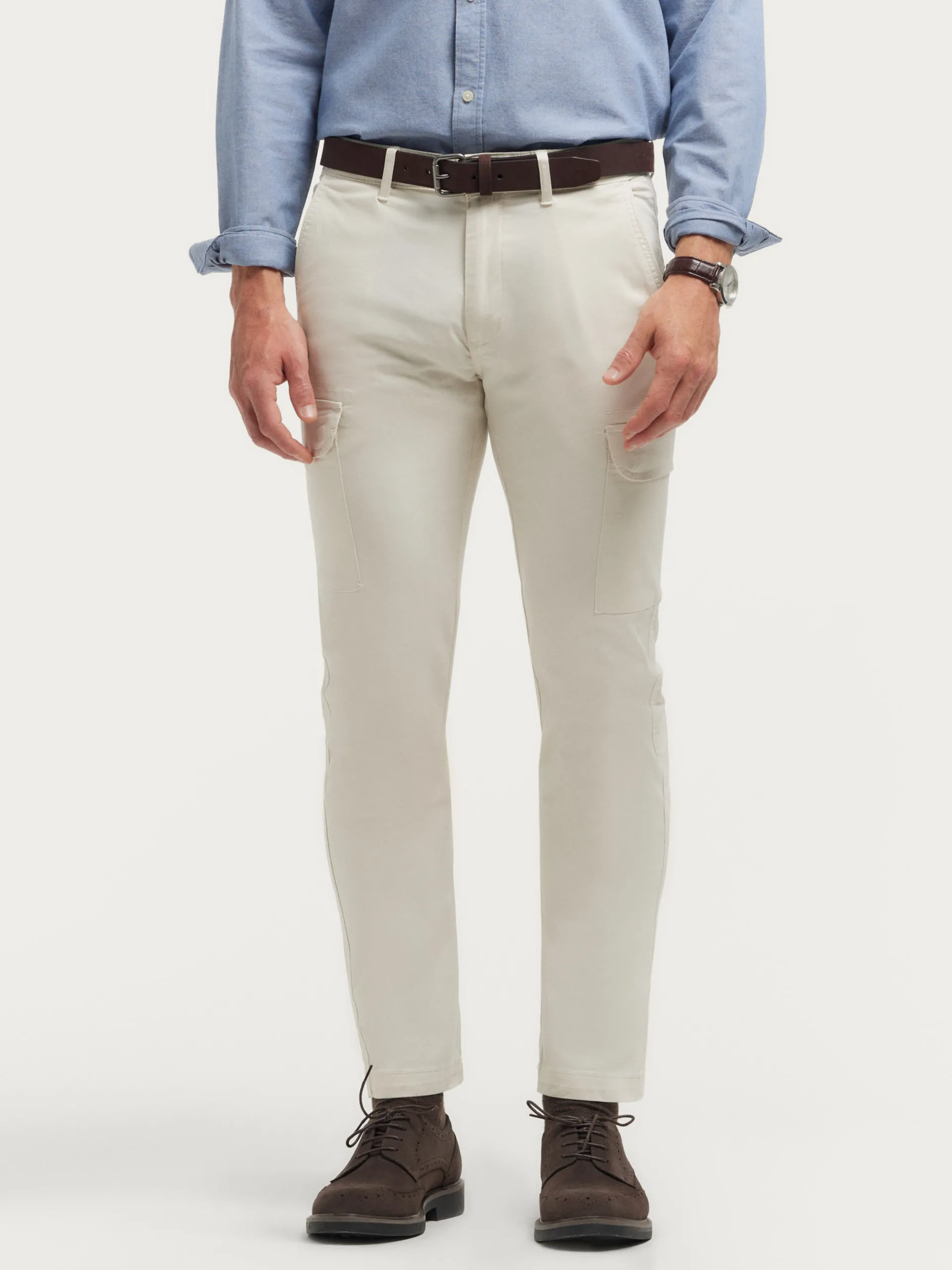 Cargo-Alvaro Moreno PANTALON DESERT Crudo